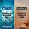 Signmission Chemical Storage Area OSHA Notice Sign, Plastic, 7in W x 10in L, 2PK OS-2PACK-NS-P-710-V-10570 - alternate 2